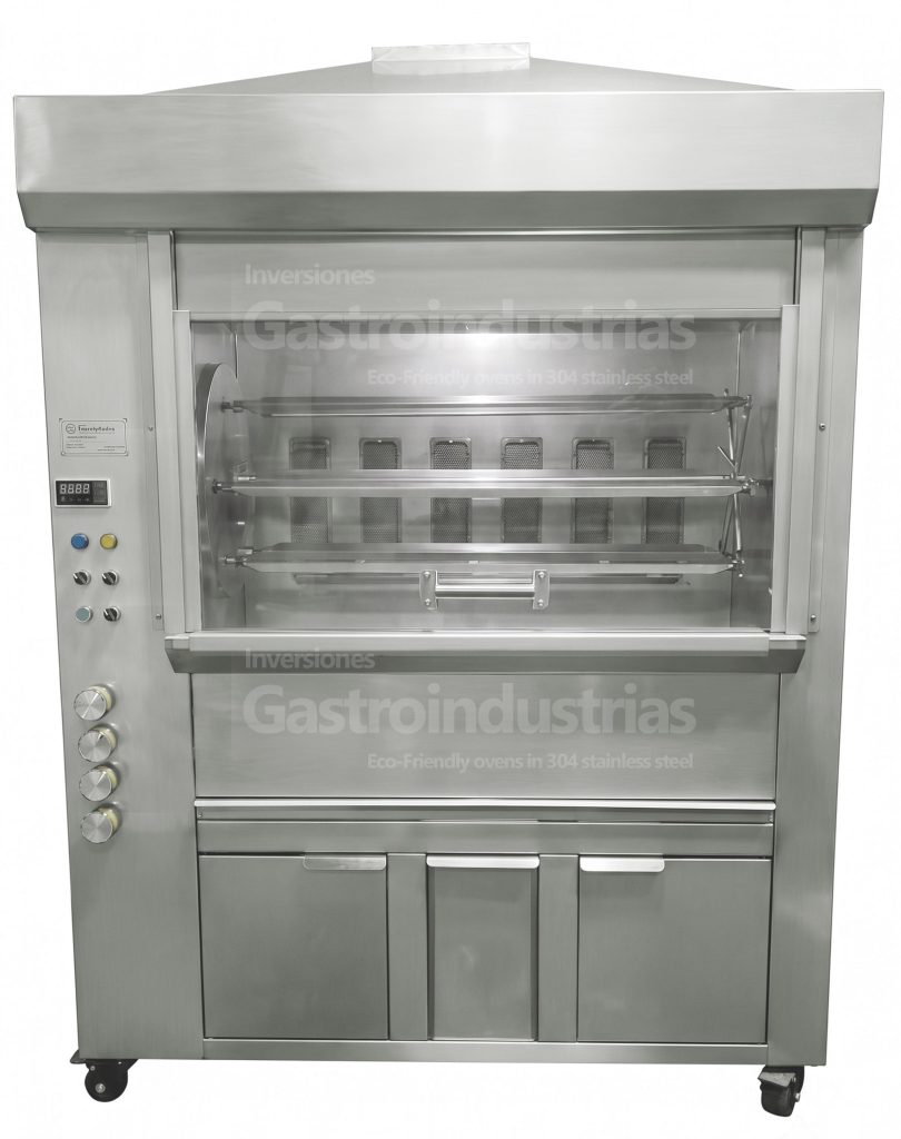 horno ecologico en acero inoxidable fabricado por gastroindustrias